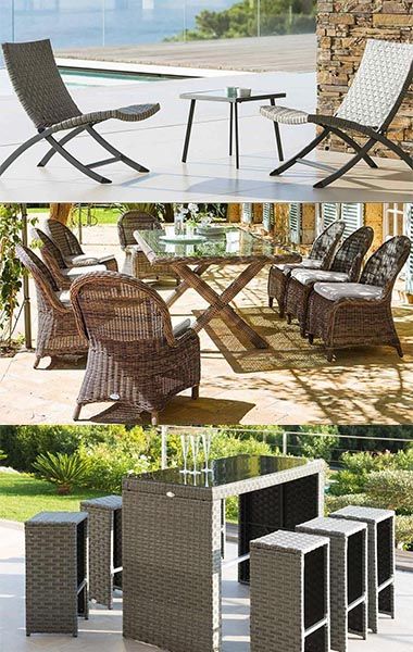 3 exemples de styles de salons de jardin