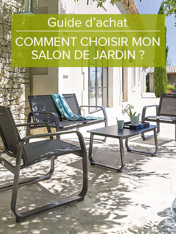 Choisir son salon de jardin en métal