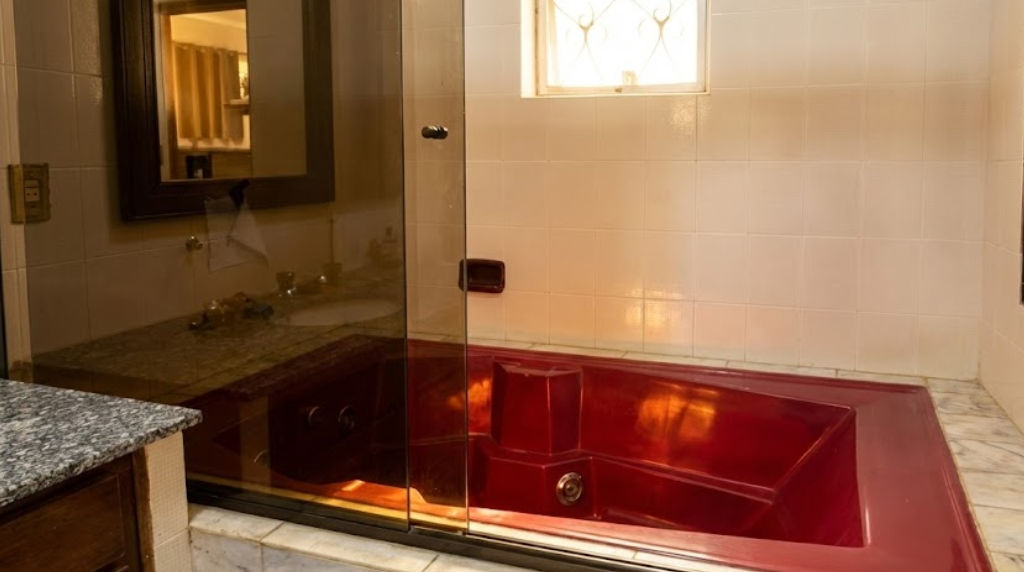 Banheiro da Suíte da Chácara da Vó Estela