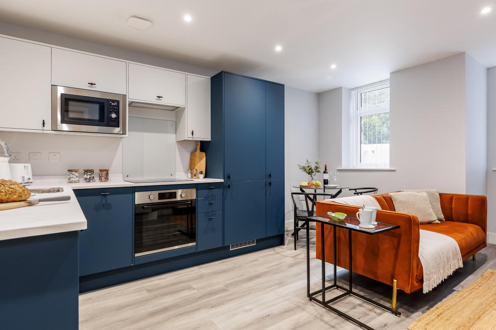 One-bedroom apartment with kitchen at Pebbles