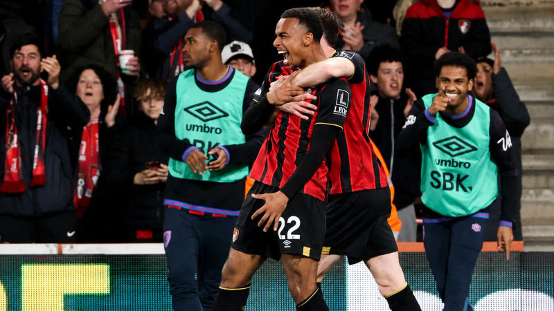 AFC Bournemouth supporters at the Vitality Stadium