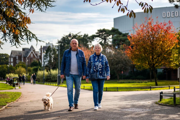 Autumn in Bournemouth town centre