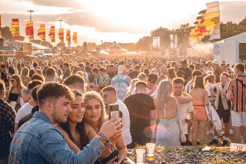 Crowds at the Bournemouth 7s Festival