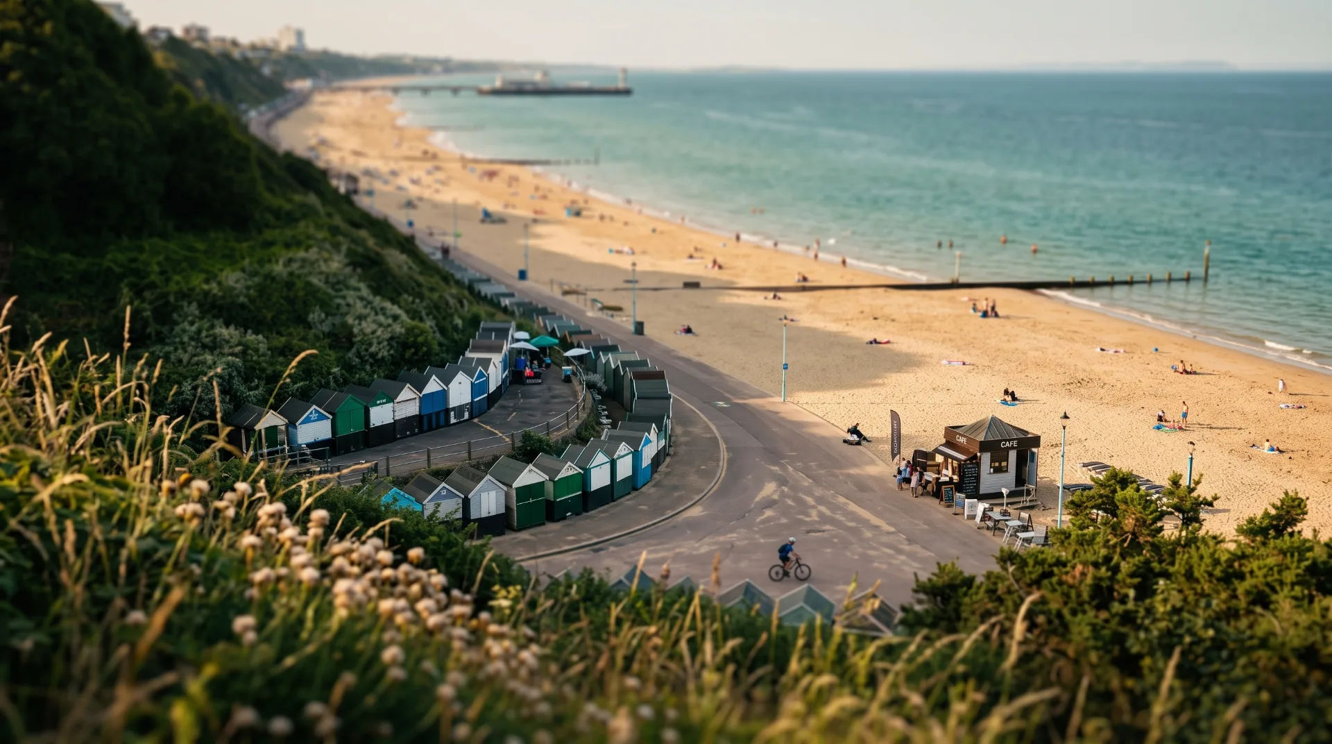 Durley Chine seafront and promenade