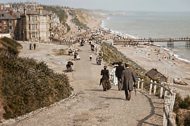 Bournemouth in an old photograph