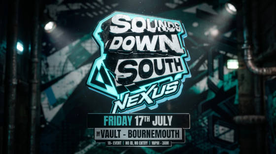 Event poster for Sounds Down South Nexus at The Vault, Bournemouth