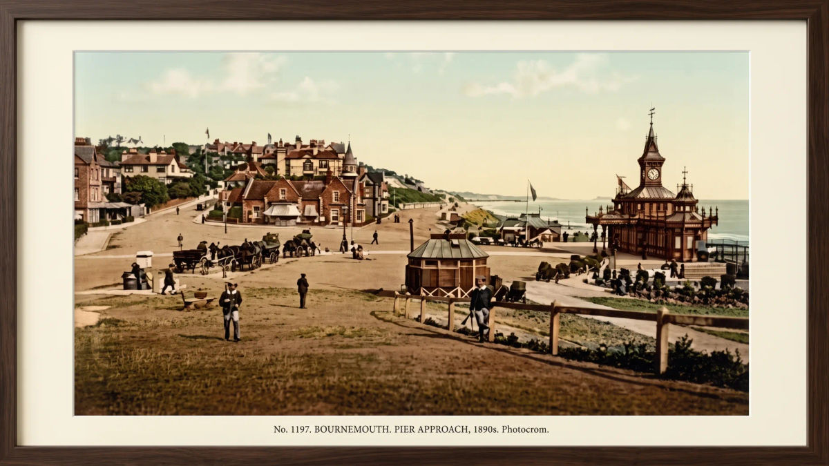 Pier Approach in Bournemouth in the 1890s