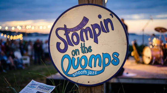 Sign for Stompin' on the Quomps smooth jazz festival