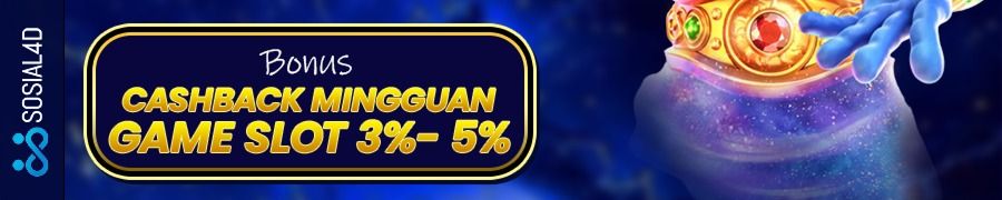 PROMO CASHBACK MINGGUAN GAME SLOT 3% - 5%