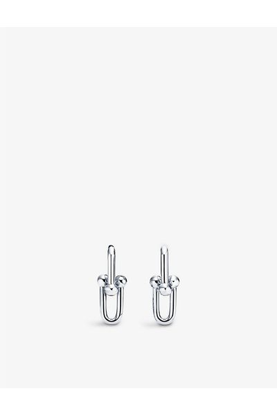 Tiffany HardWear link sterling-silver earrings