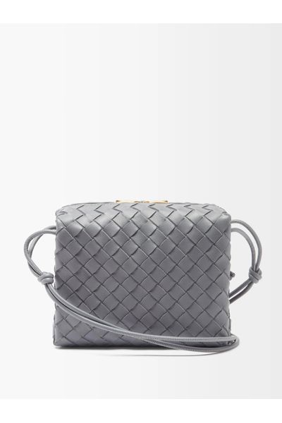 Loop small Intrecciato-leather cross-body bag | Bottega Veneta