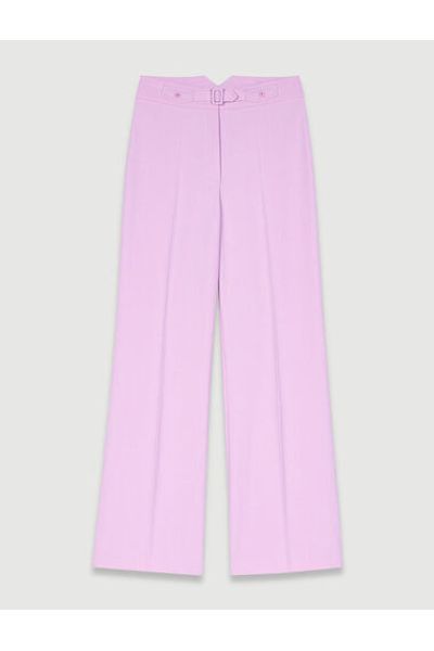 Wide-leg suit trousers