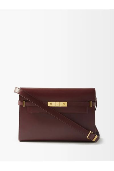 Manhattan leather shoulder bag | Saint Laurent