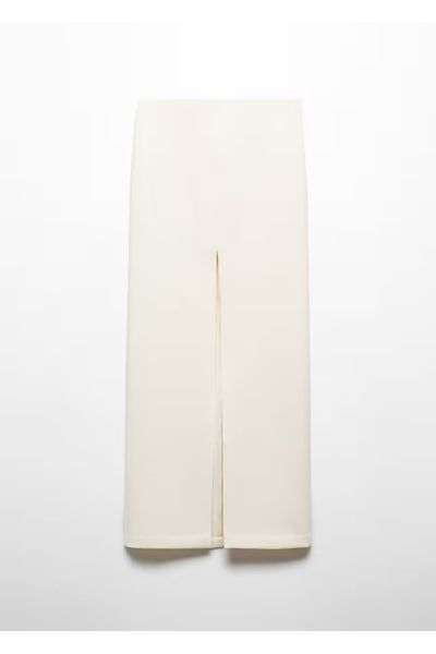 Slit long skirt -  Women | Mango United Kingdom