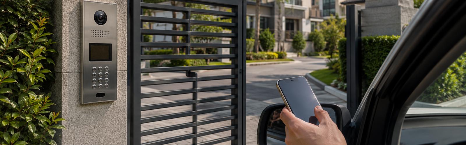 Smart Access. Safe Gated Community. Connected Entry Management. Banner