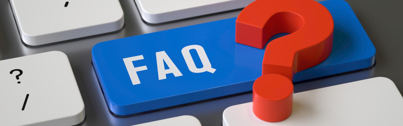 Frequently Asked Questions Banner