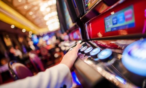 Video gambling machines in a gaming environment