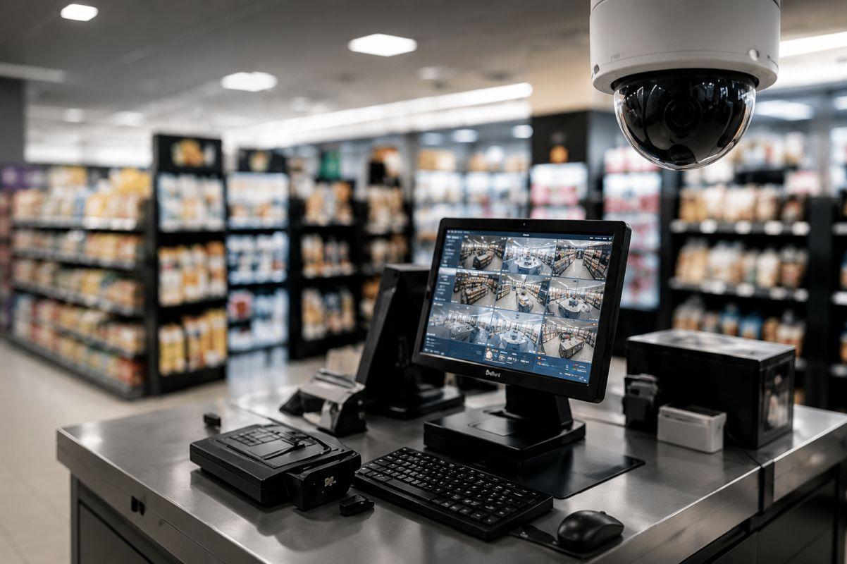 Retail Security Solutions POS Monitoring and AI Dome Camera Infrastructure Integration
