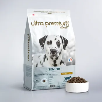 Croquettes pour Chien Senior +7ans de toutes tailles au poulet - Care