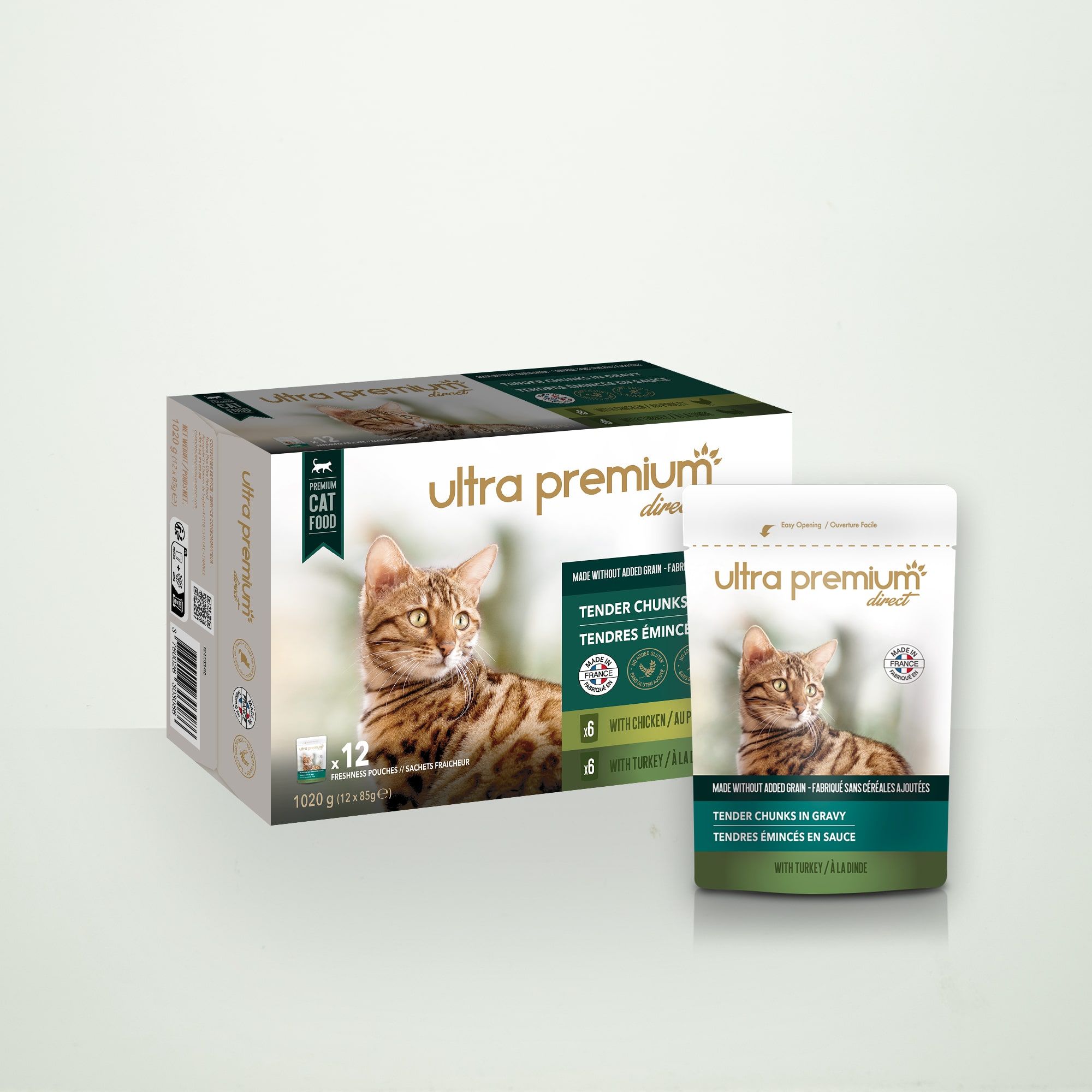 Pâté en sauce formule soin digestif pour chats