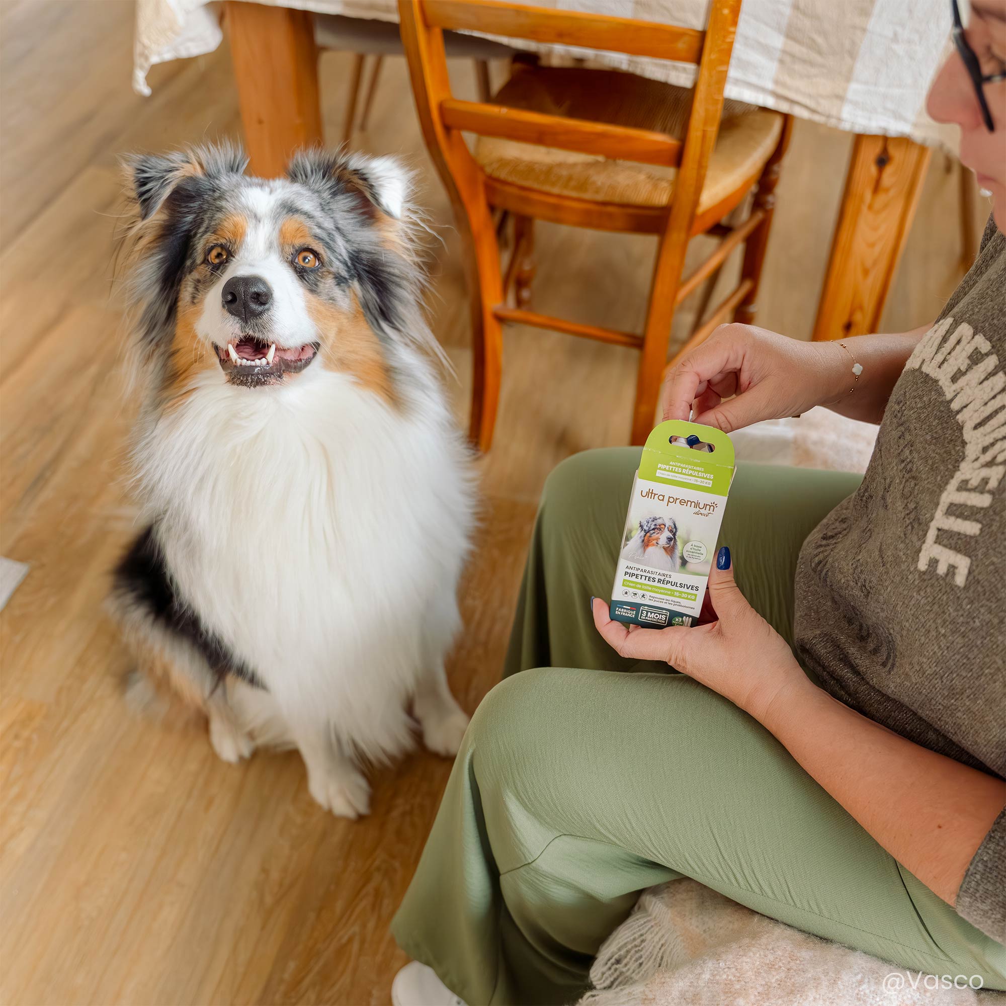 Pipettes répulsives Antiparasitaires pour chien de taille moyenne (15 à 30  kg) - Ultra Premium Direct, image size:2000x2000