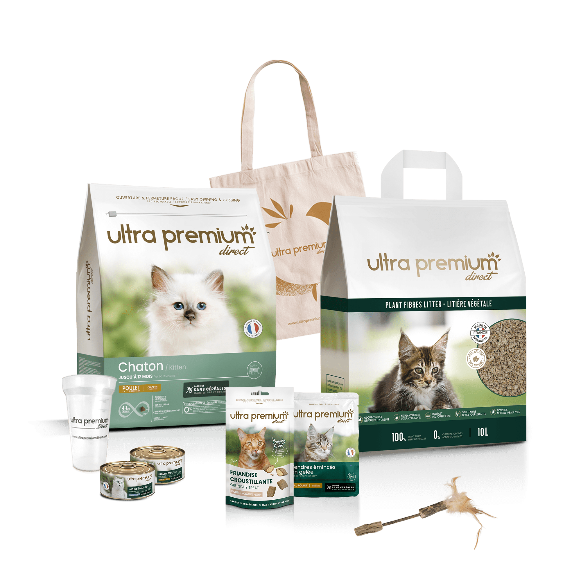 Kit de Bienvenue Chaton : Croquettes Sans Céréales