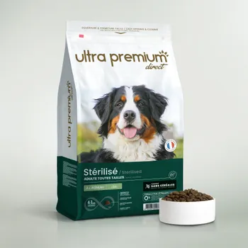 Croquettes Light Sans Céréales pour Chien Stérilisé / Surpoids
