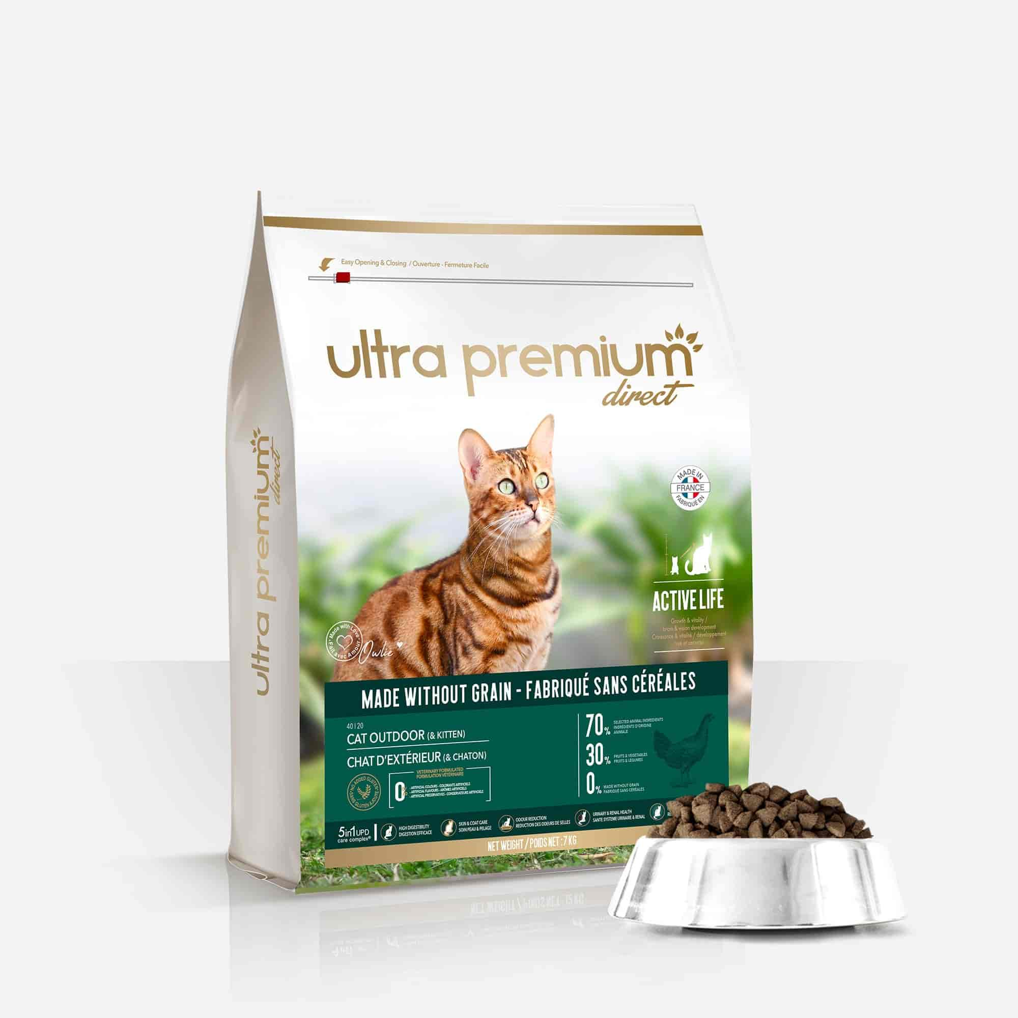 Ultima Croquettes Chat Stérilisé Adult Saumon 3Kg (lot de 2