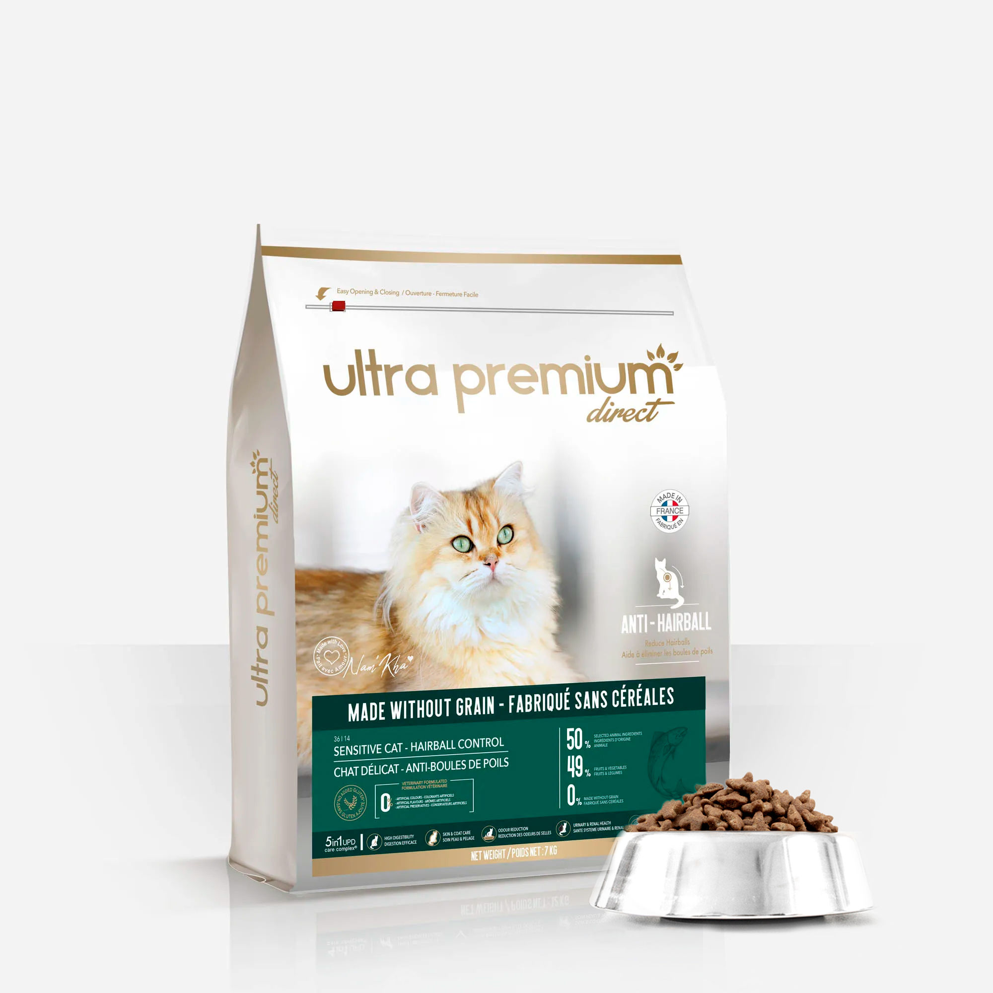 Croquettes Pour Chat Delicat Anti Boules De Poils Ultra Premium Direct