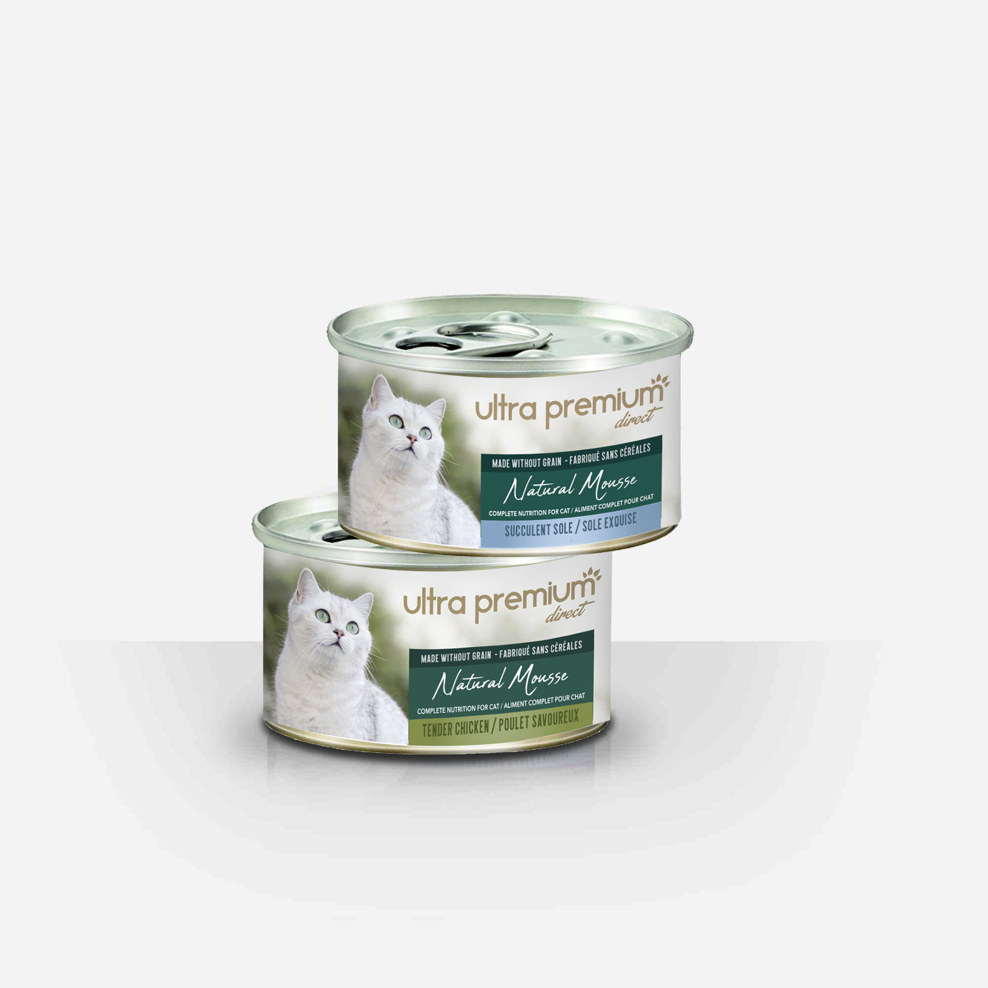 Pâtée pour chat Made in France - Mousse Volaille et au Foie