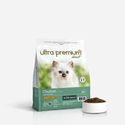 Croquettes Sans Céréales pour Chaton, Ultra Premium Direct