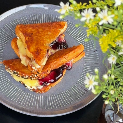 Blueberry Grilled Cheese