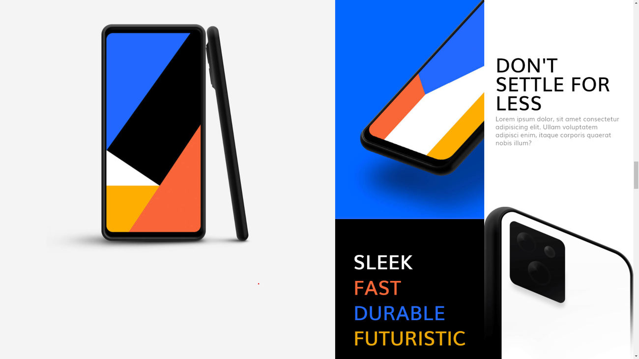 Mobile Landing Page Project