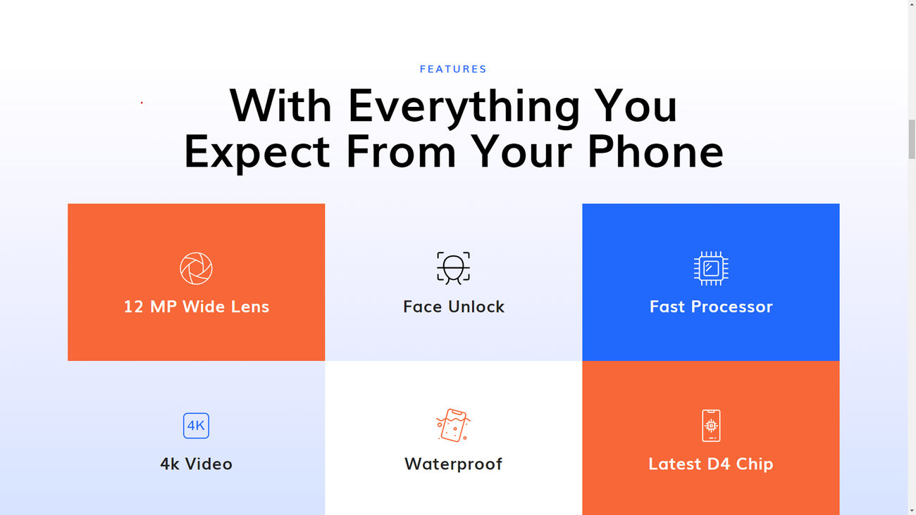 Mobile Landing Page Project