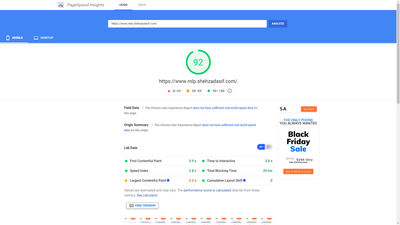 Mobile Landing Page Project