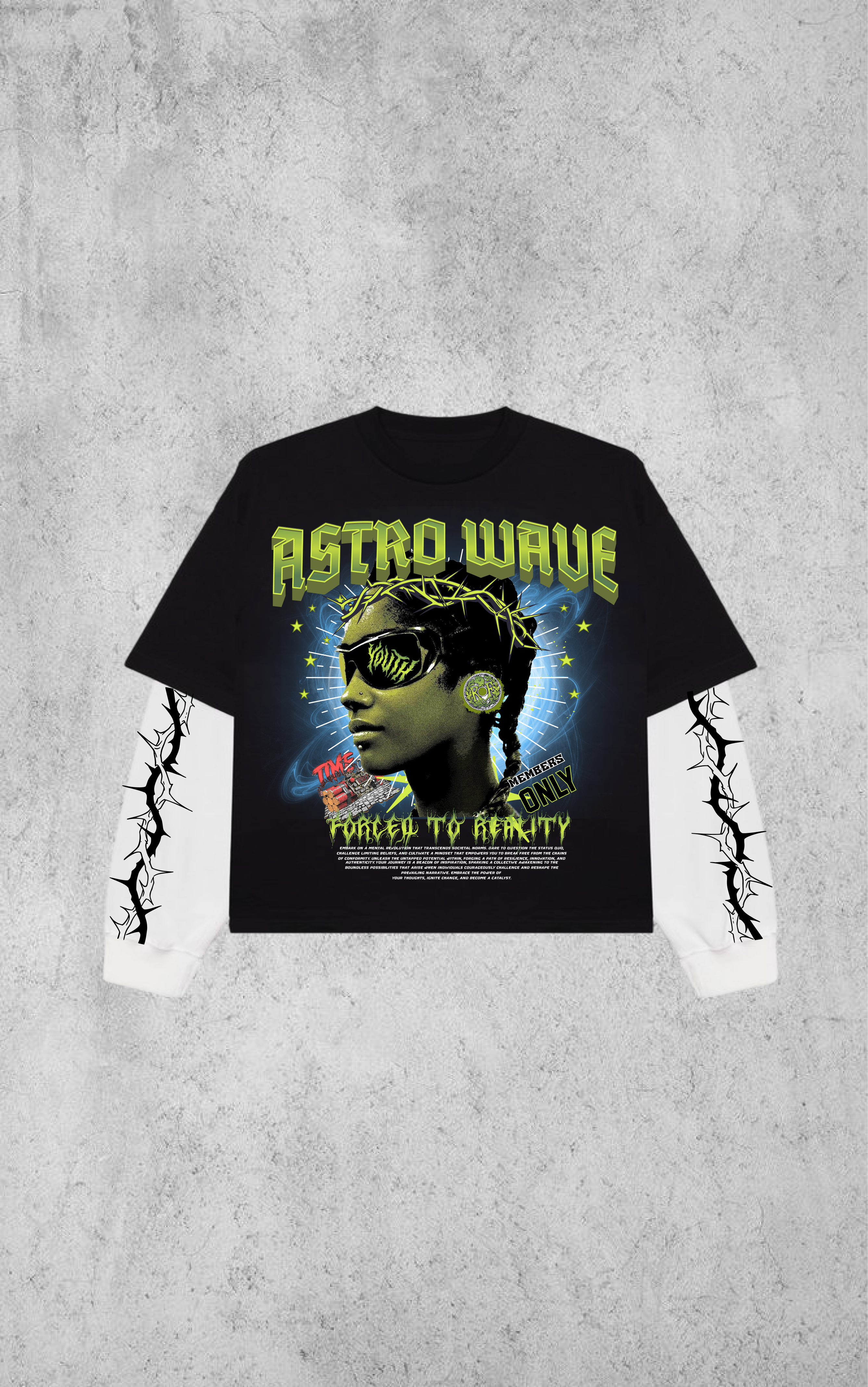 Astro white T shirt D Image