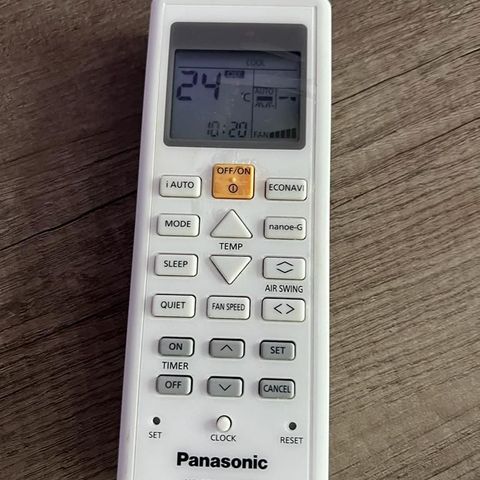 Panasonic Ac Smart remote control