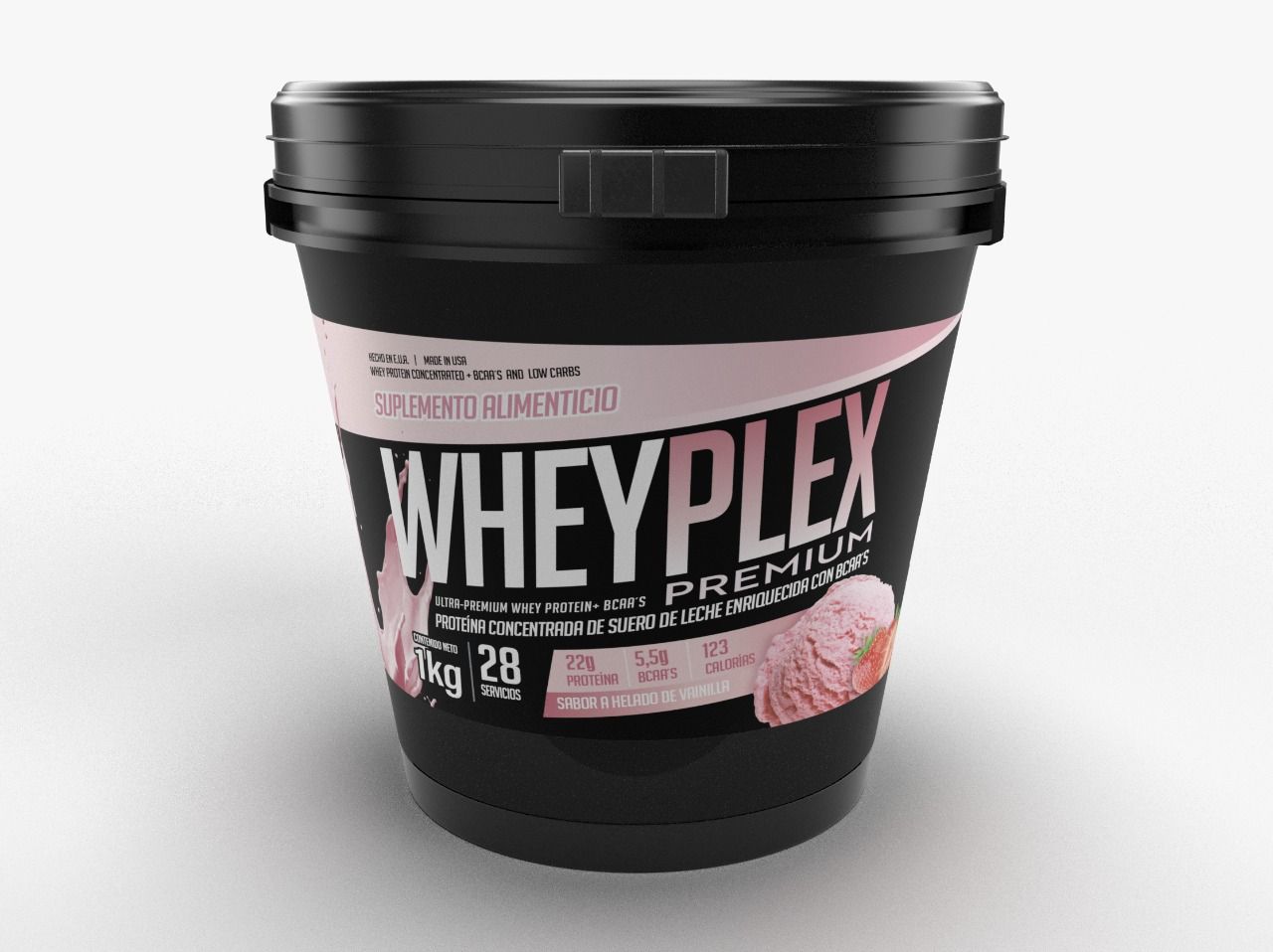 WHEYPLEX PREMIUM FRESA  IMPORTADA USA