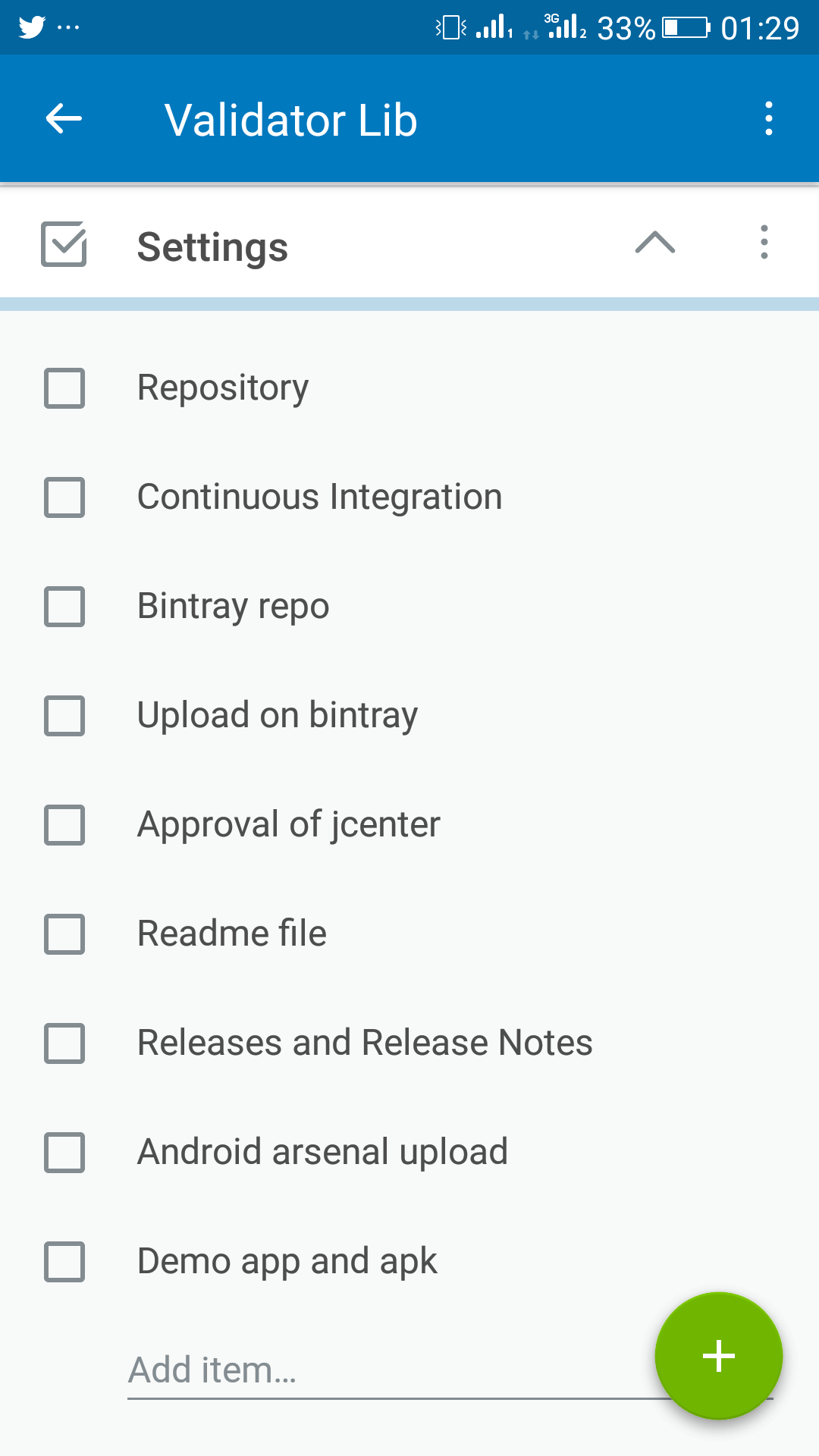 My checklist to put any Android library on Github