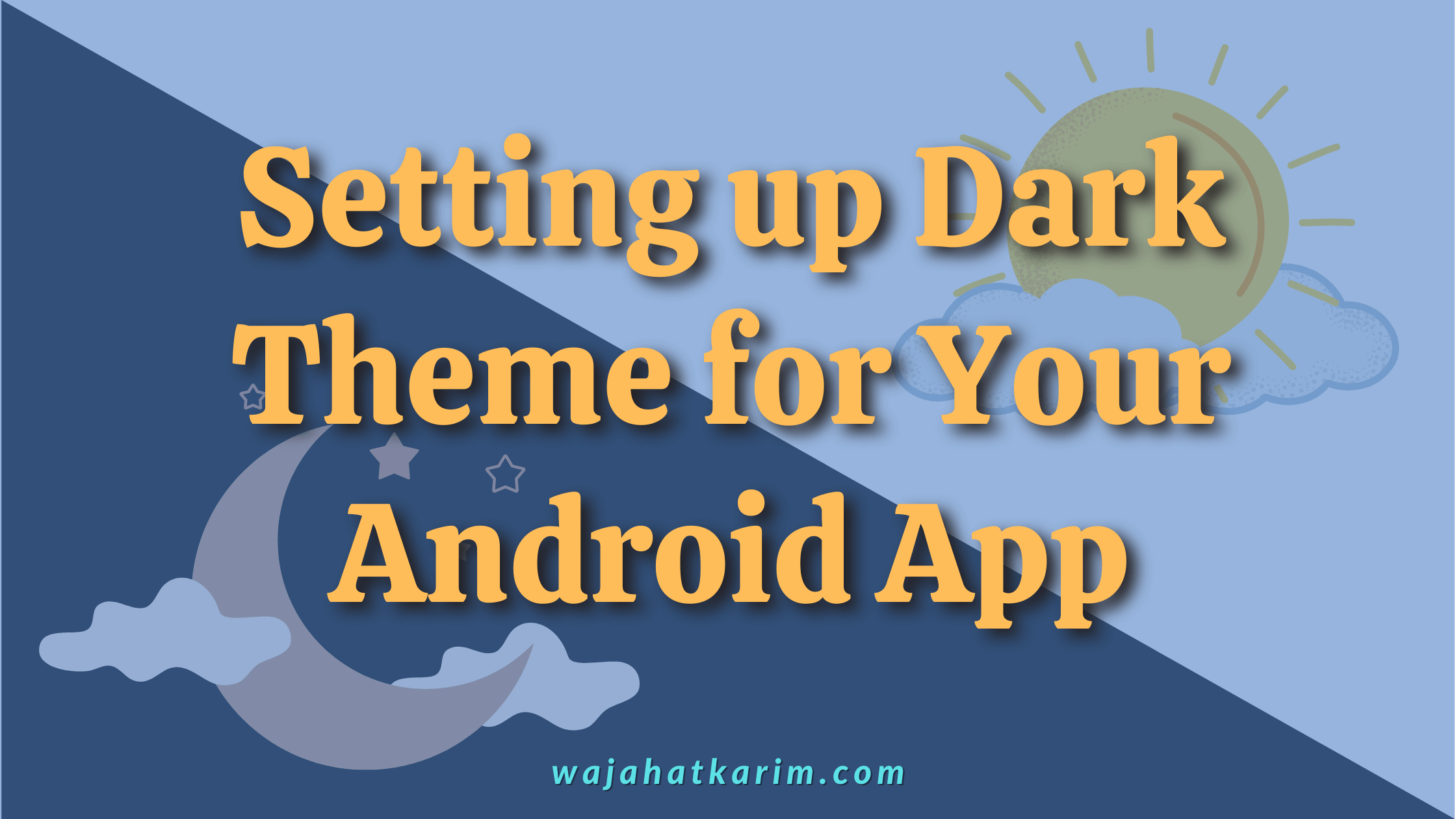 Setting up Dark Theme for Your App