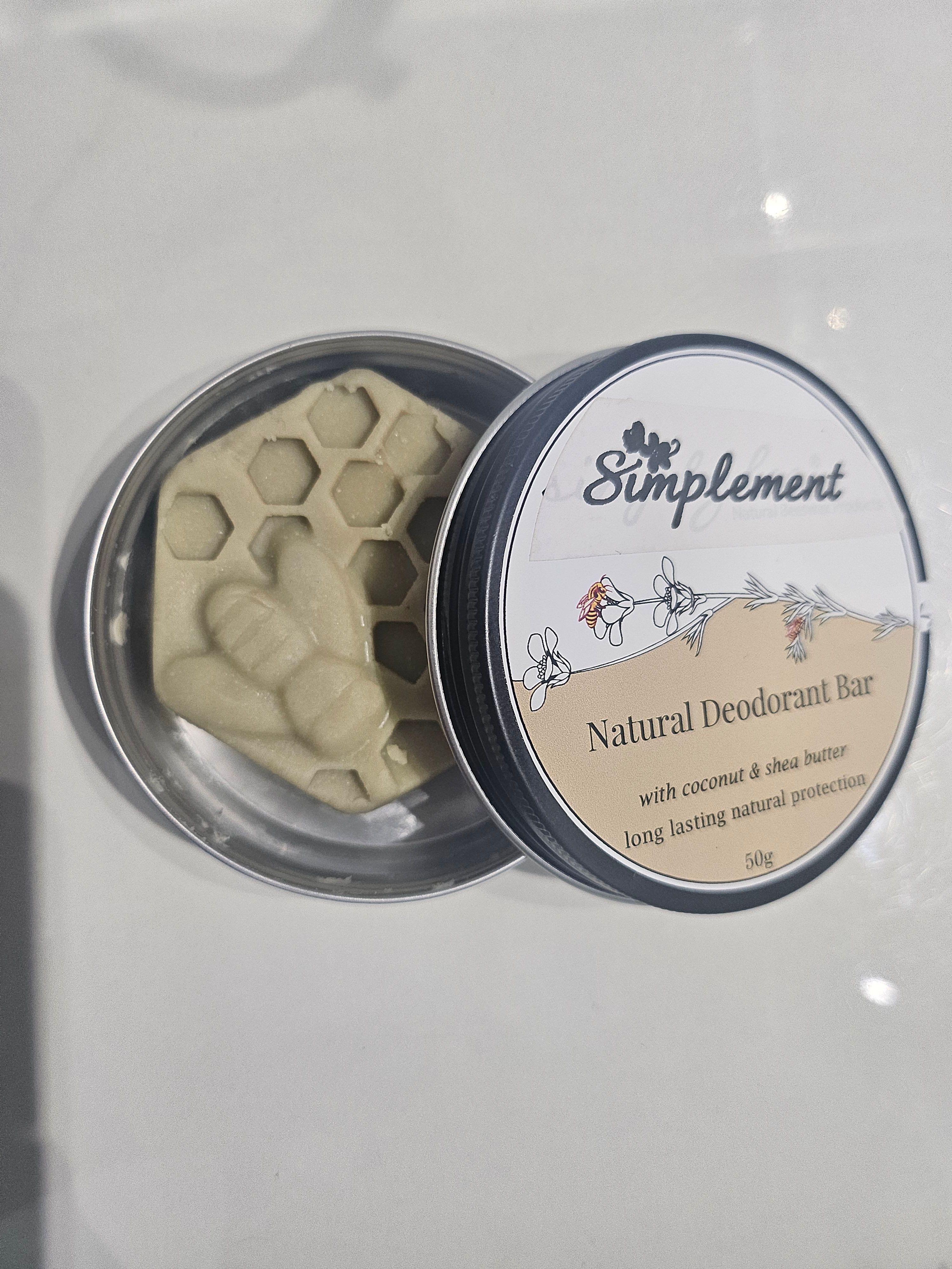 Barre déodorante naturelle
