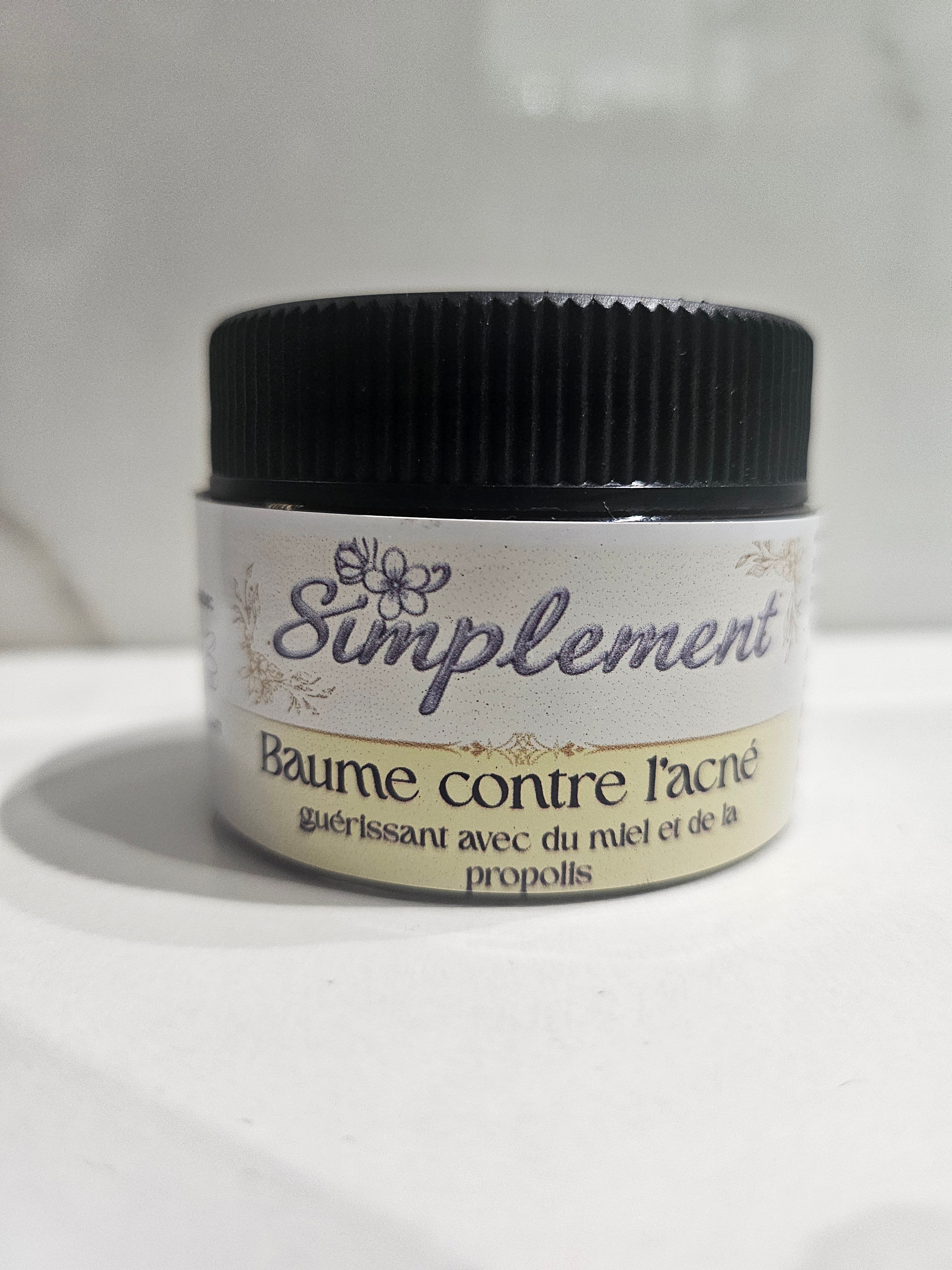 Baume contre l'acné