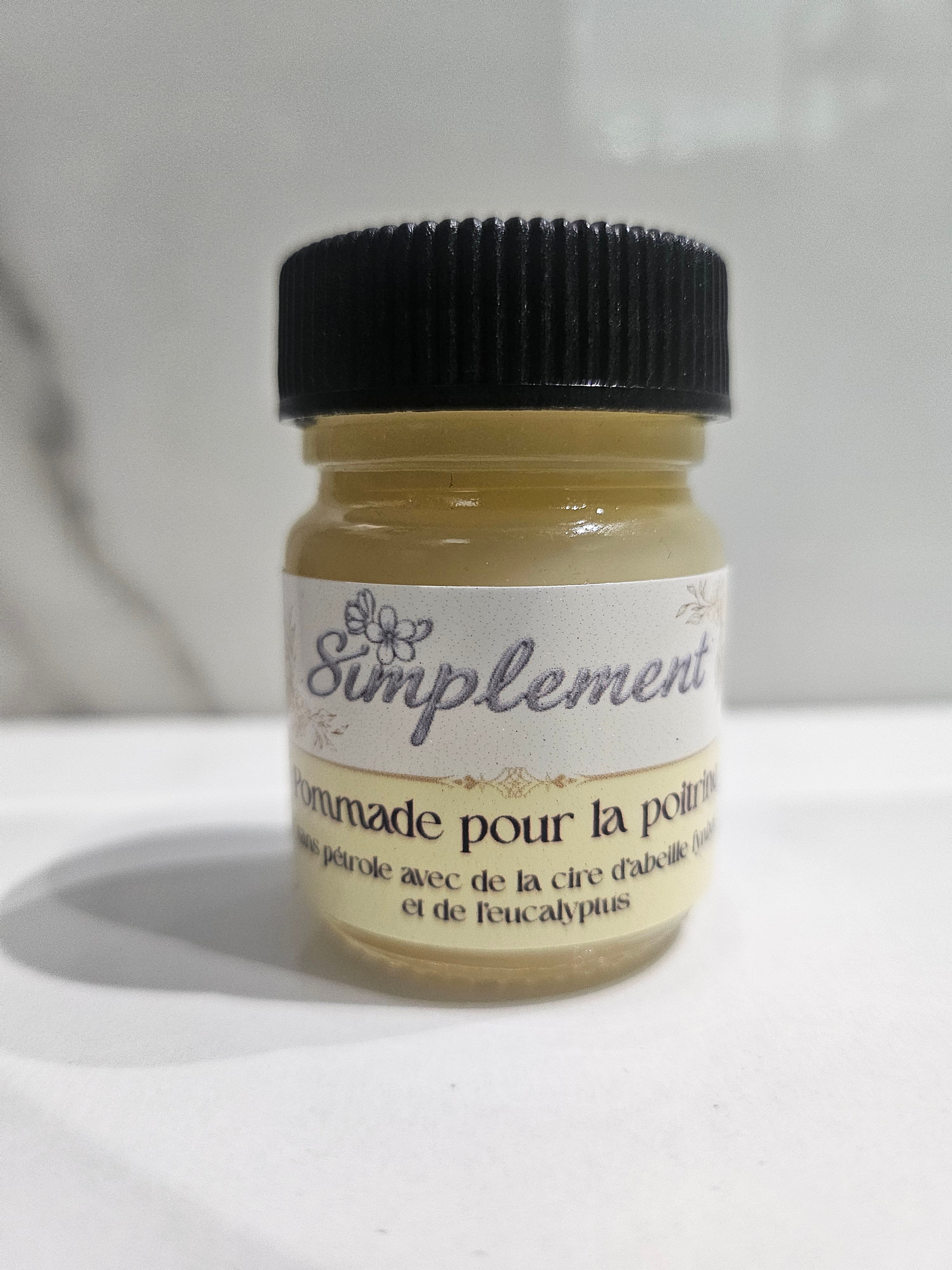 Pommade pour la poitrine
