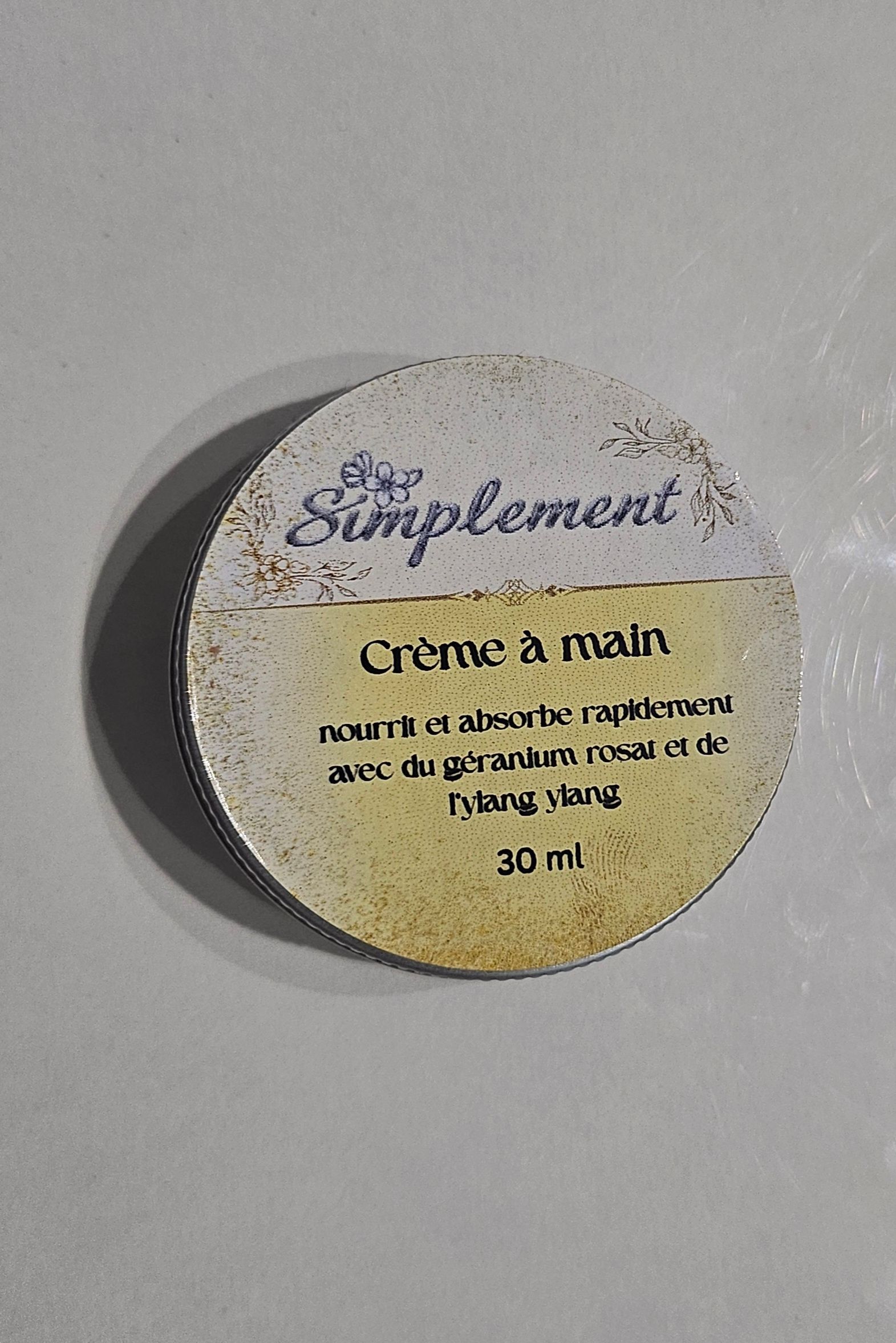 Crème à main