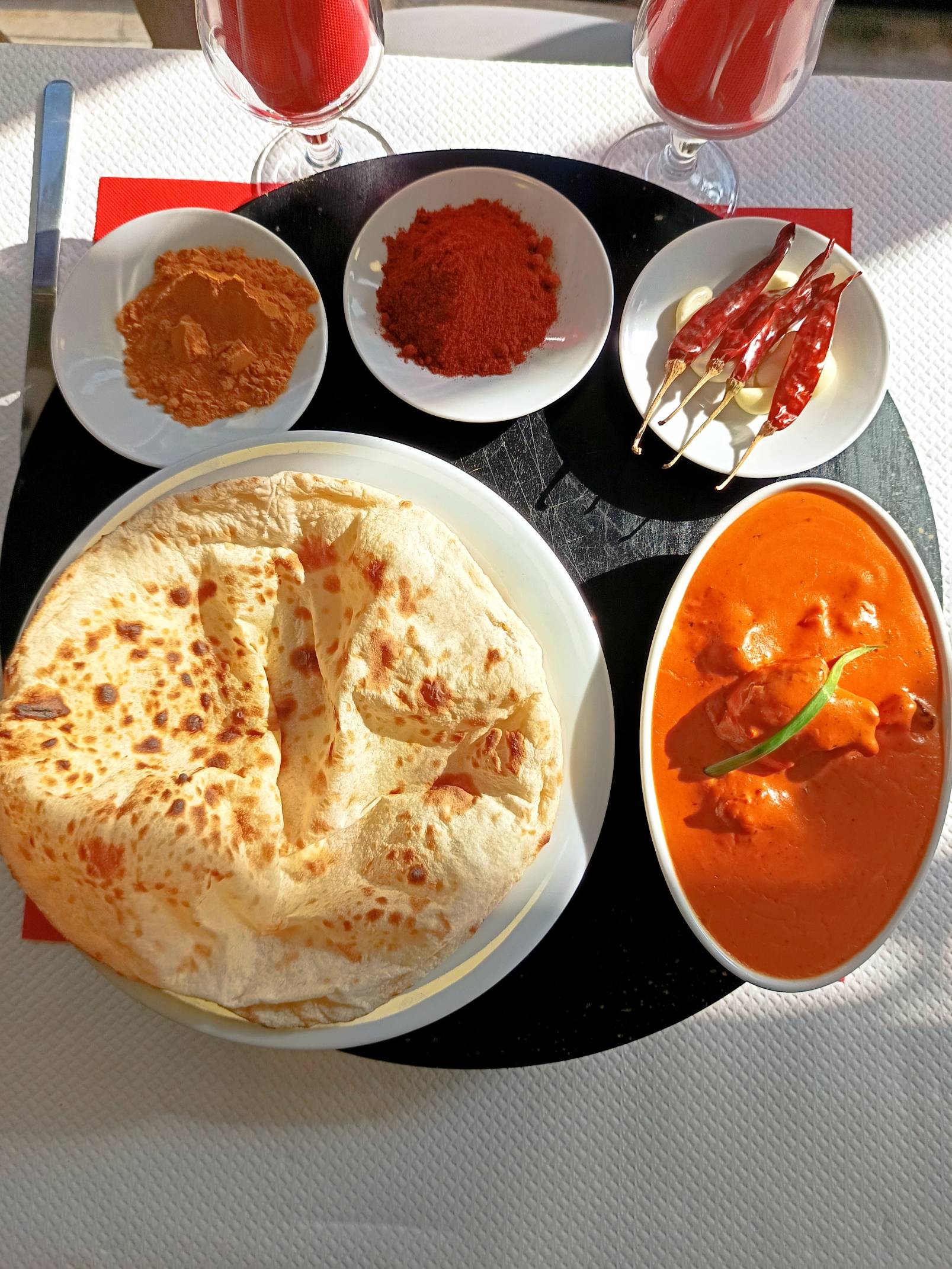 Nan+Poulet tikka masala 
