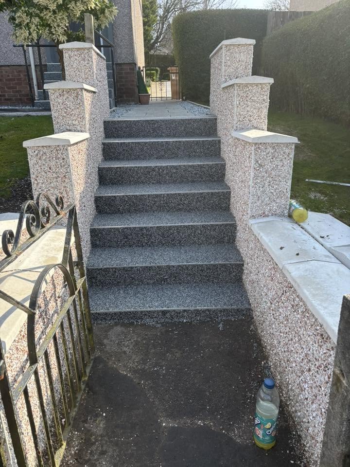 Resin Bound Steps Baillieston