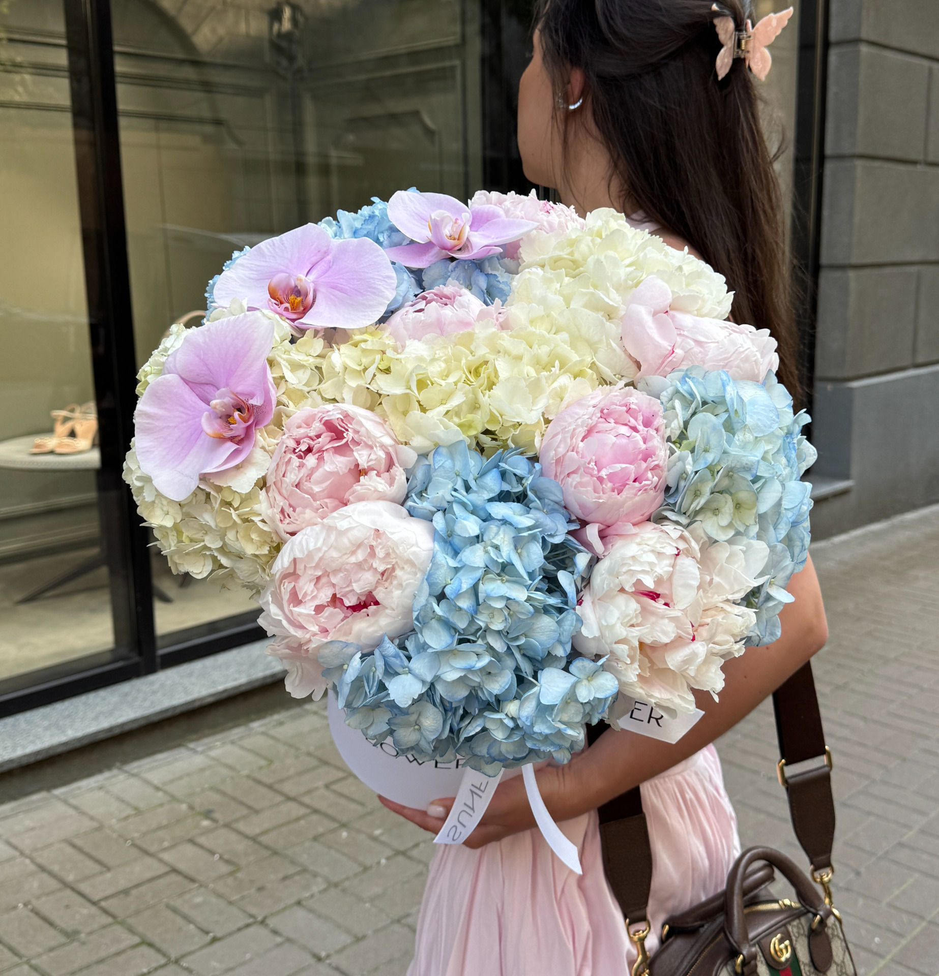 Peonies, Hydrangeas & Orchids Flower Box XS