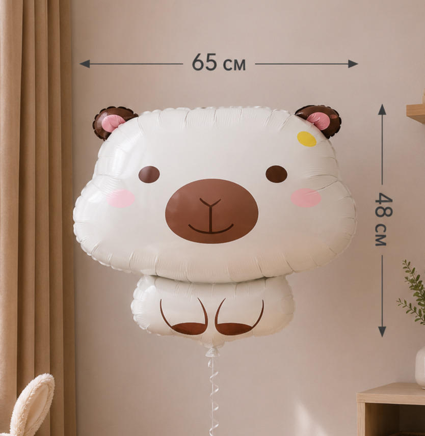 Foil balloon figure "Capybara"