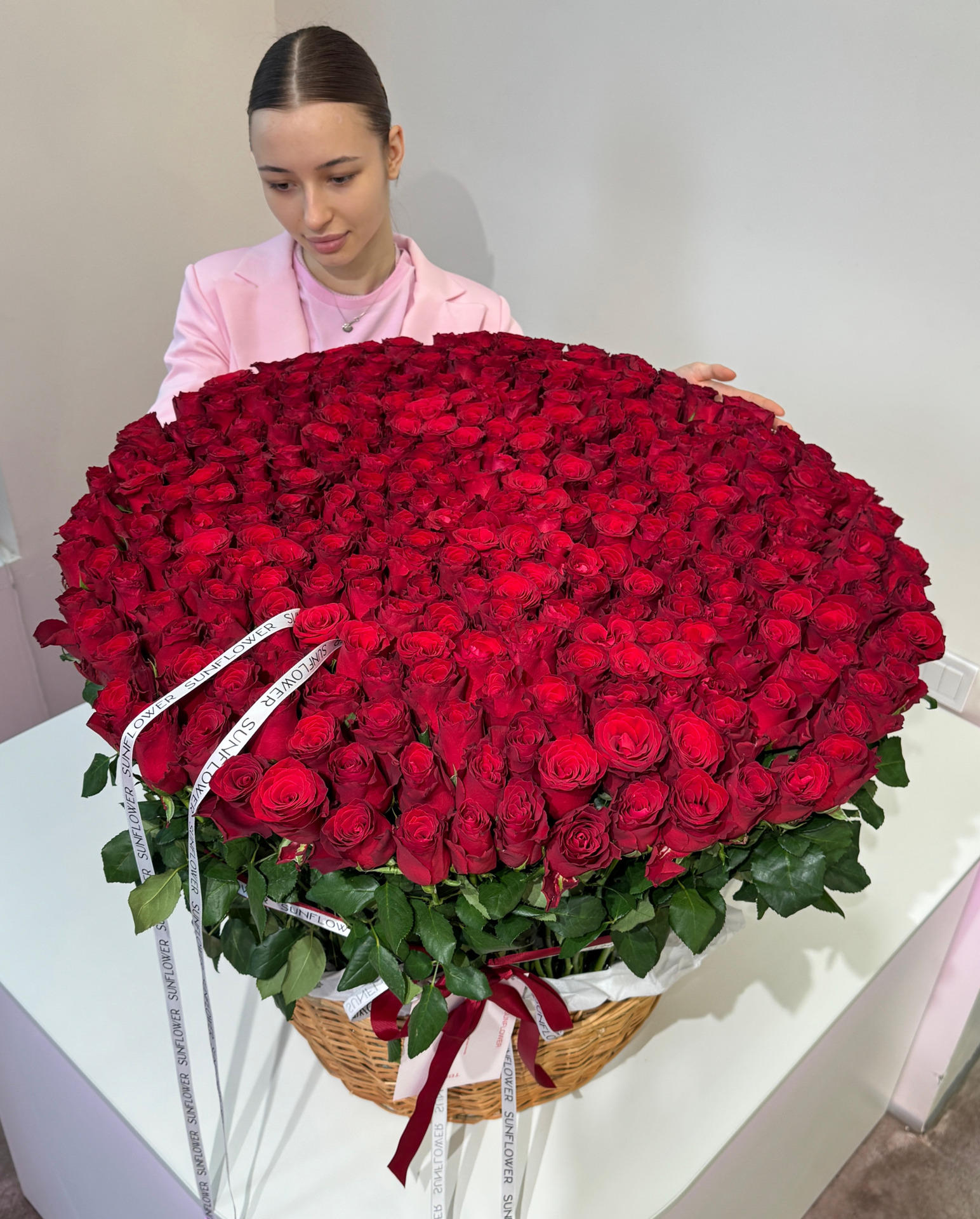 Кошик троянда Rhodos 50 см