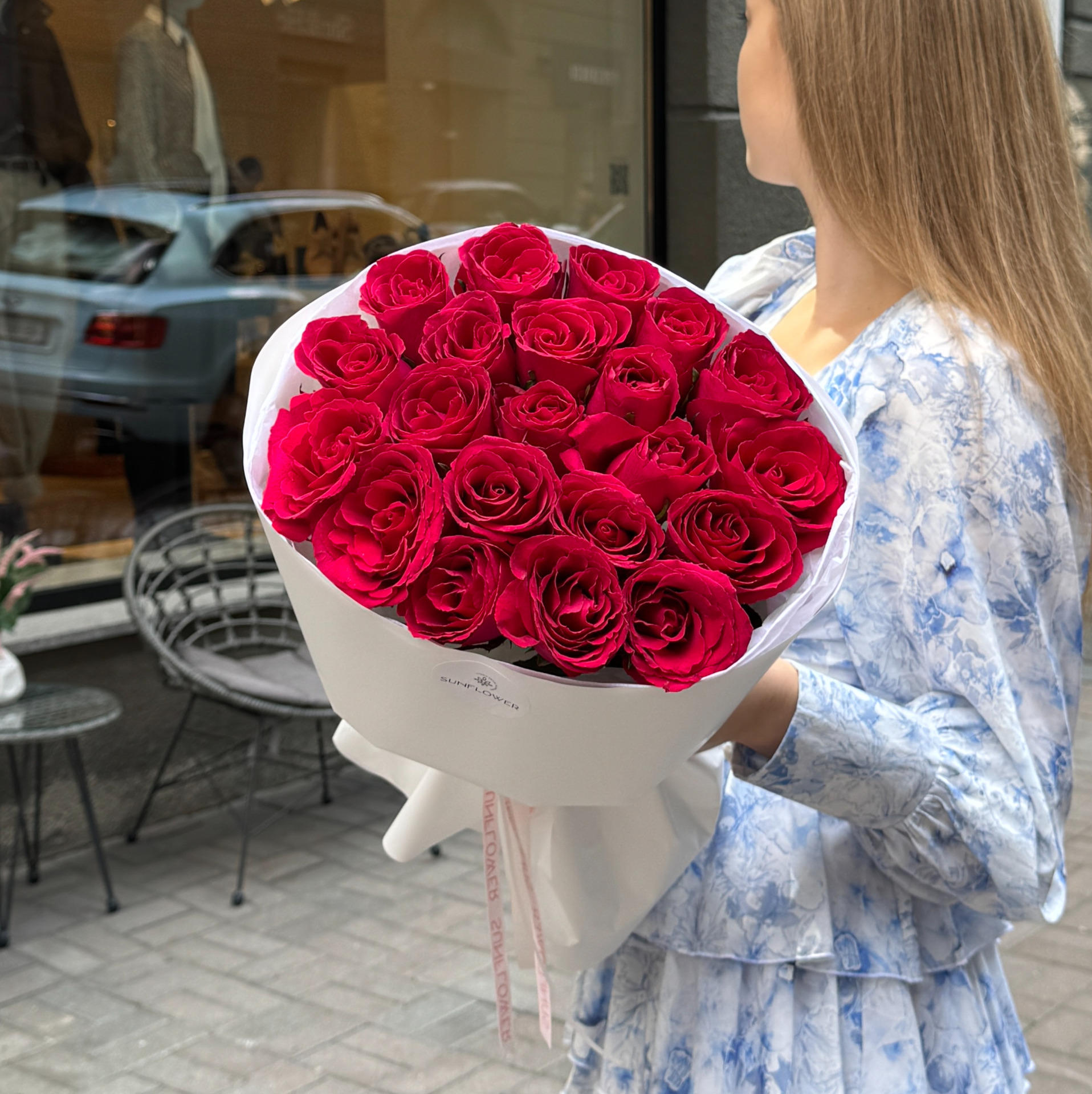 Rose Madam Cerise 40 cm